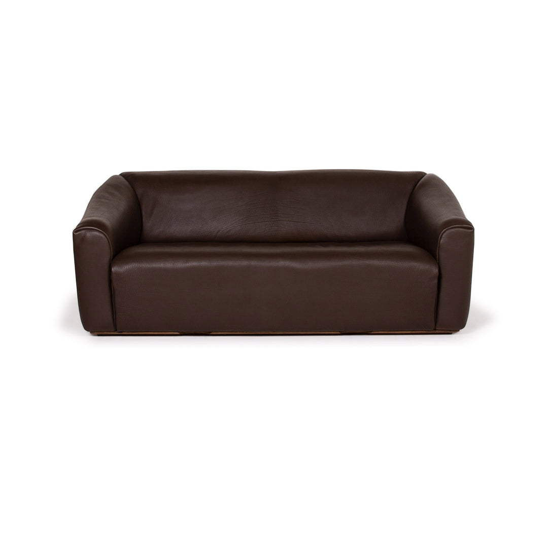 de Sede ds 47 leather sofa brown three-seater #14460