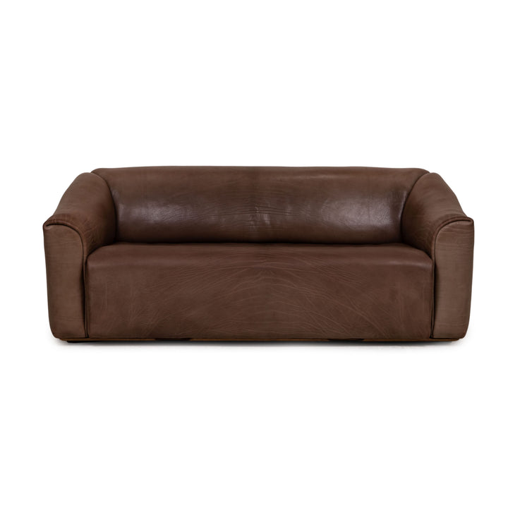 de Sede ds 47 leather sofa brown three-seater couch