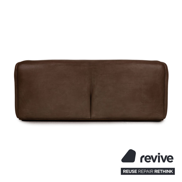 de Sede ds 47 leather sofa brown three-seater couch