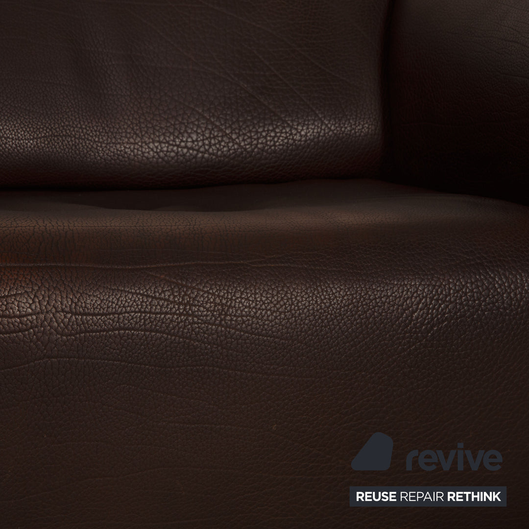 de Sede ds 47 Leder Sofa Braun Dreisitzer Couch Funktion