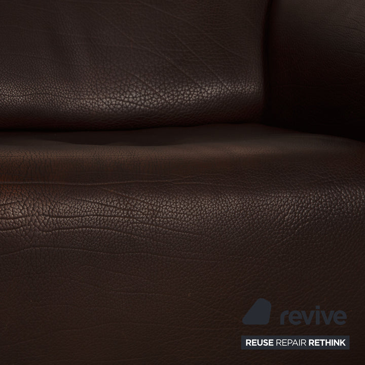 de Sede ds 47 Leder Sofa Braun Dreisitzer Couch Funktion