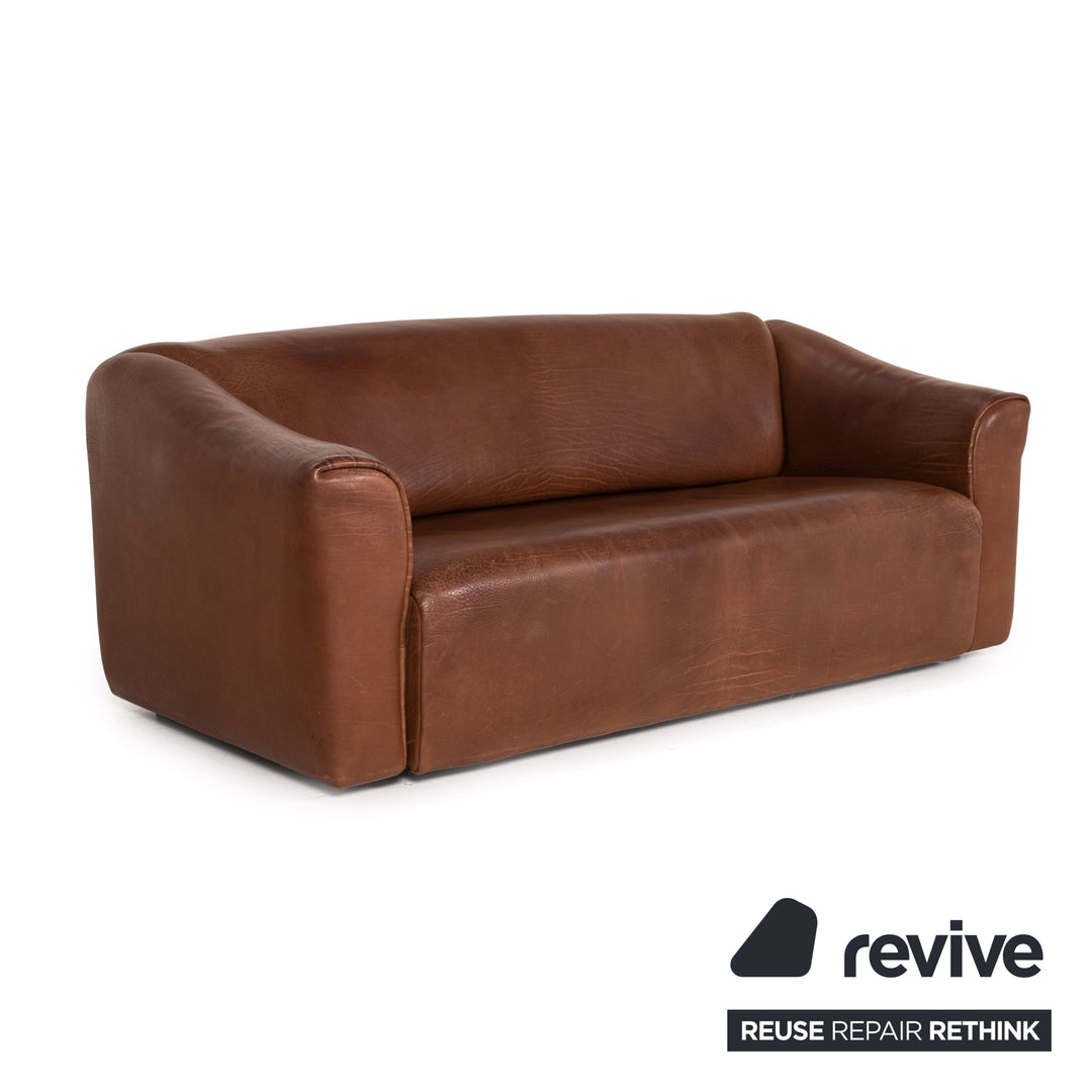 de Sede DS 47 Leder Sofa Braun Dreisitzer Funktion Couch