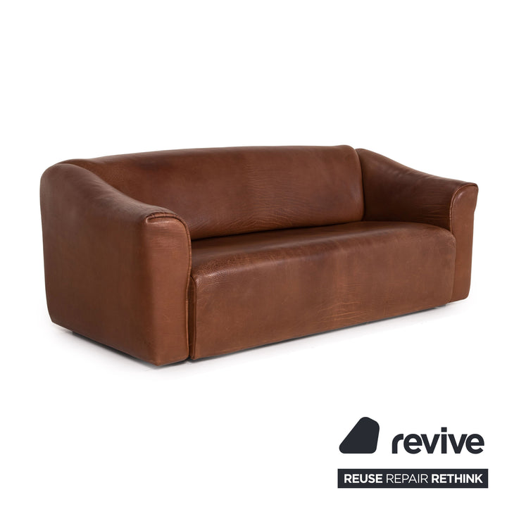 de Sede DS 47 Leder Sofa Braun Dreisitzer Funktion Couch