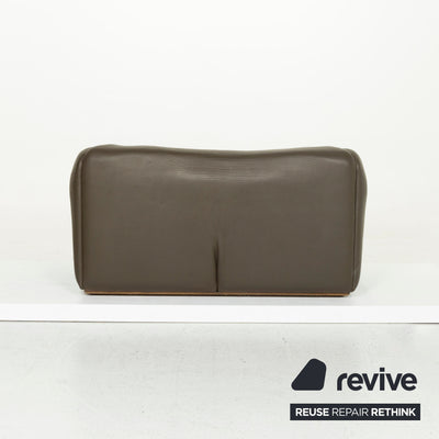 de Sede ds 47 Leder Sofa Braun Zweisitzer Couch #13088