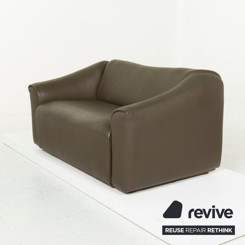 de Sede ds 47 Leder Sofa Braun Zweisitzer Couch 