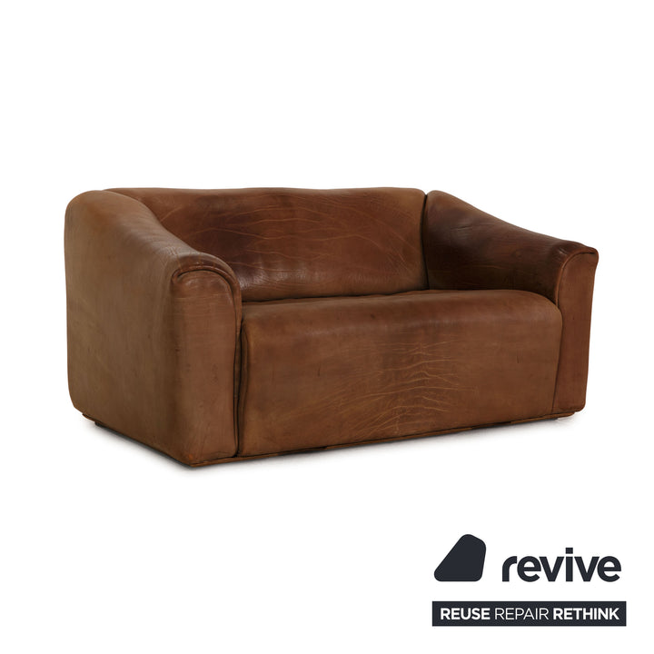de Sede ds 47 Leder Sofa Braun Zweisitzer Couch