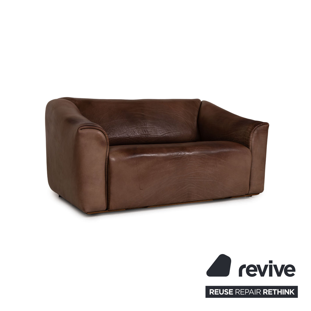 de Sede ds 47 Leder Sofa Braun Zweisitzer Couch