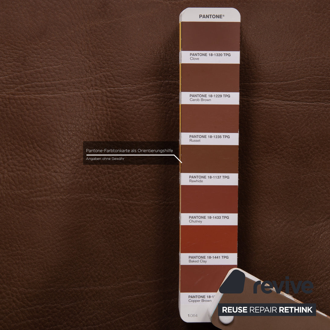 de Sede ds 47 Leder Sofa Braun Zweisitzer Couch