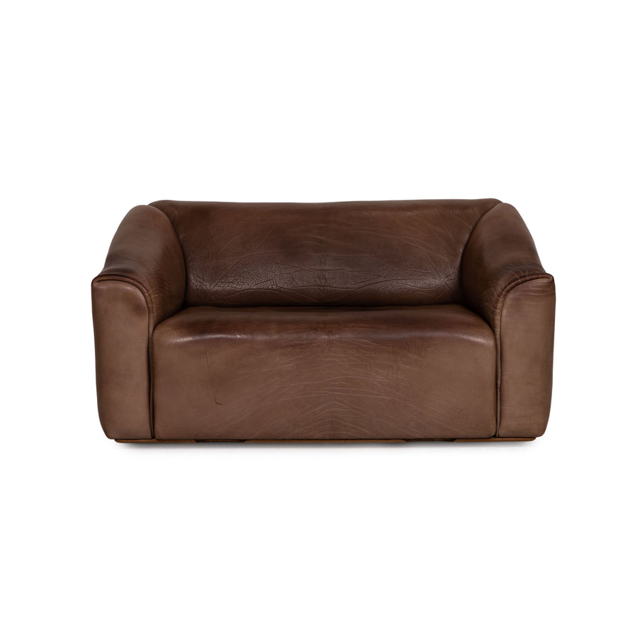 de Sede ds 47 Leder Sofa Braun Zweisitzer Couch