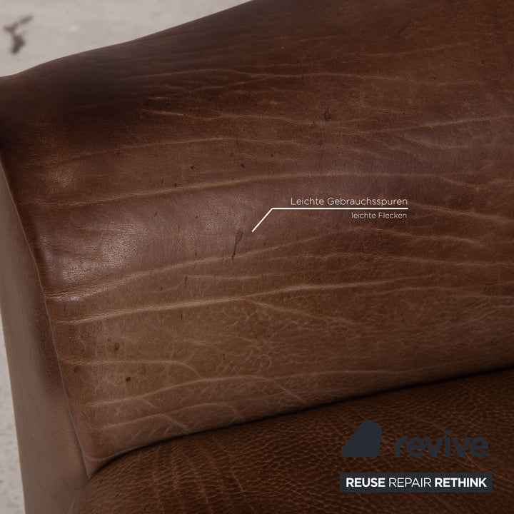 de Sede ds 47 Leder Sofa Braun Zweisitzer Couch