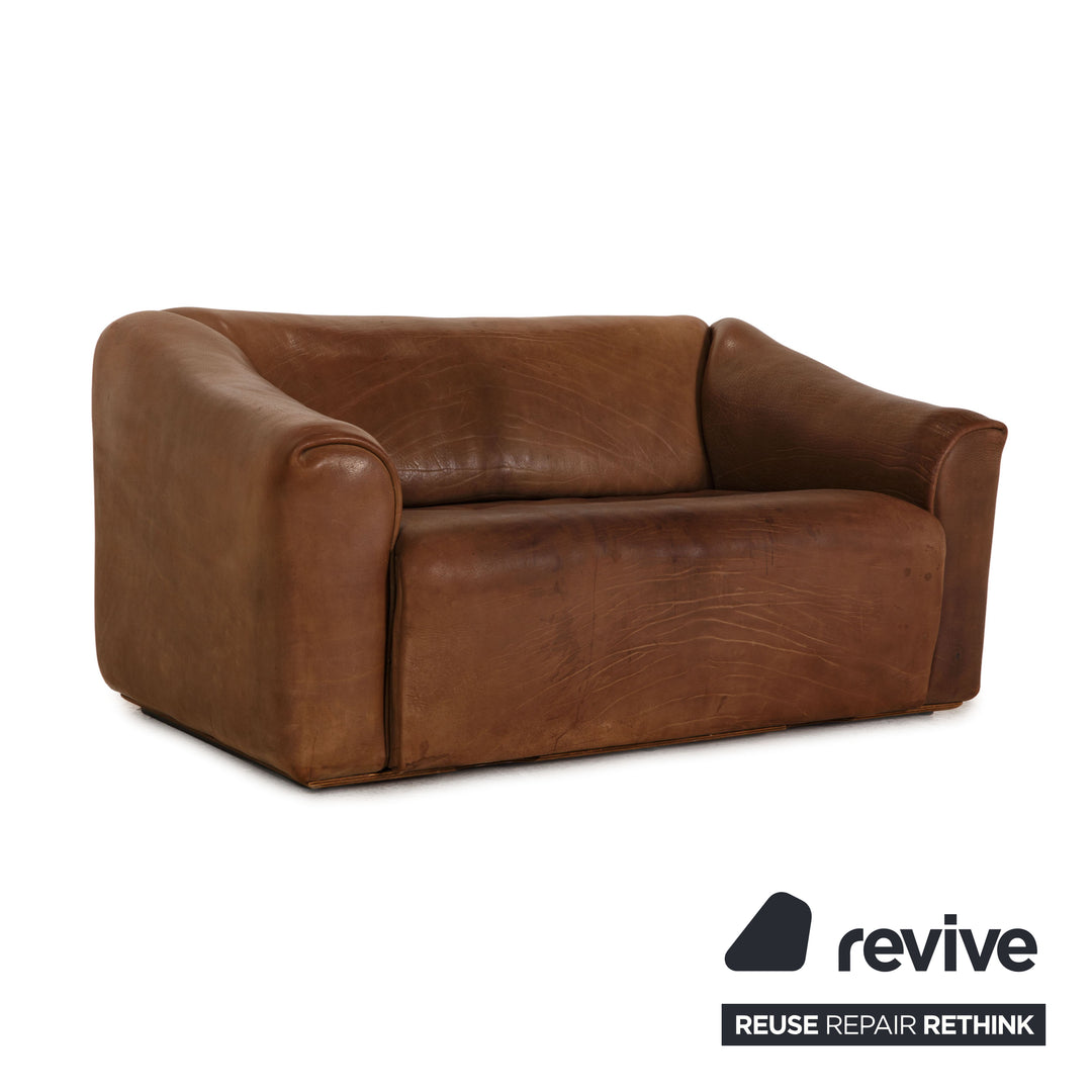de Sede ds 47 Leder Sofa Braun Zweisitzer Couch