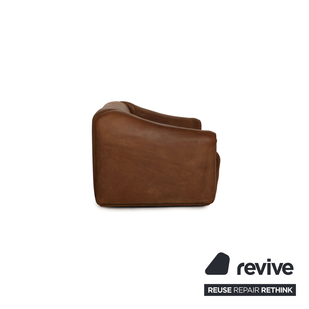 de Sede ds 47 Leder Sofa Braun Zweisitzer Couch