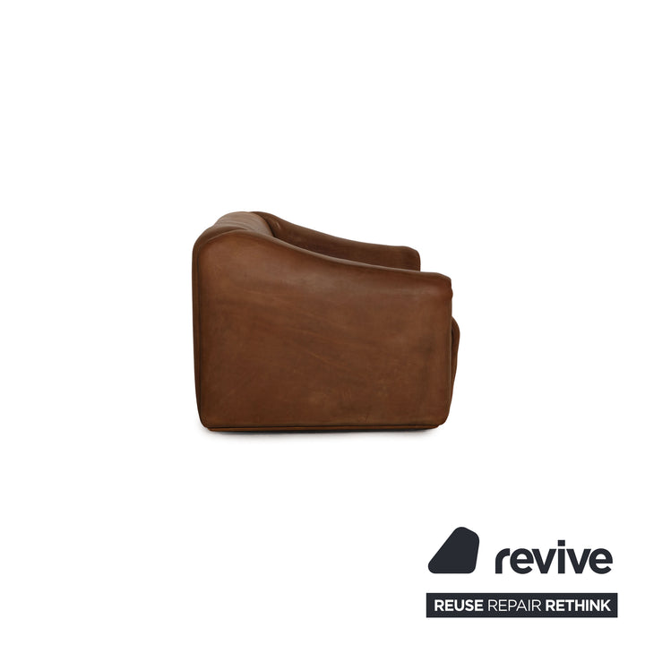 de Sede ds 47 Leder Sofa Braun Zweisitzer Couch