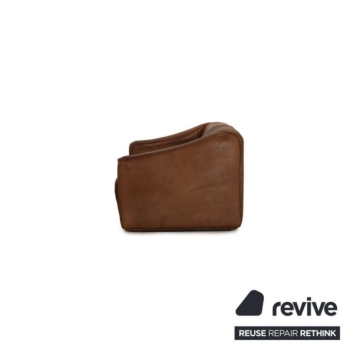 de Sede ds 47 Leder Sofa Braun Zweisitzer Couch