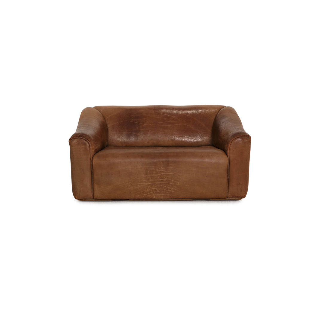 de Sede ds 47 Leder Sofa Braun Zweisitzer Couch