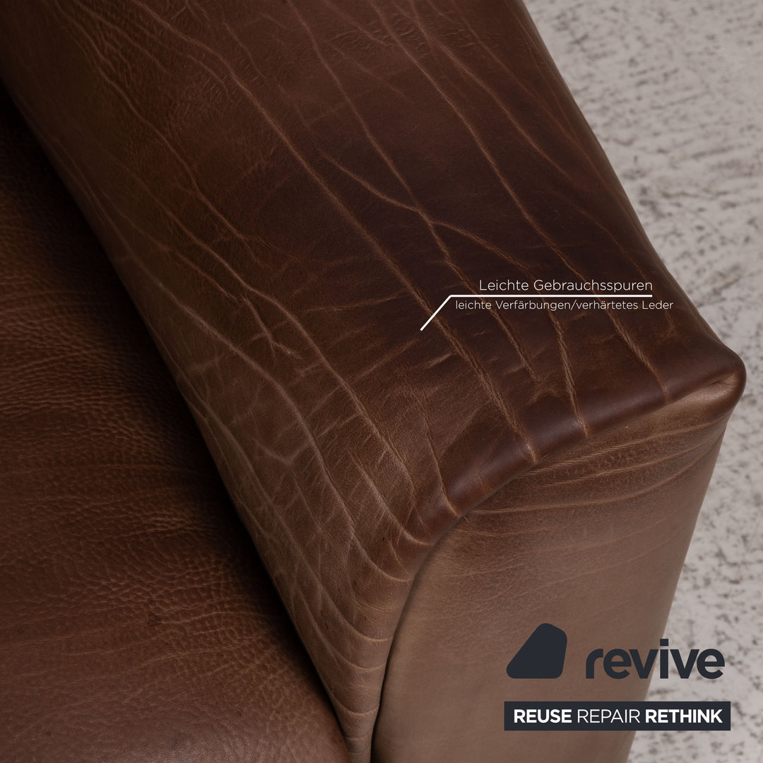 de Sede ds 47 Leder Sofa Braun Zweisitzer Couch