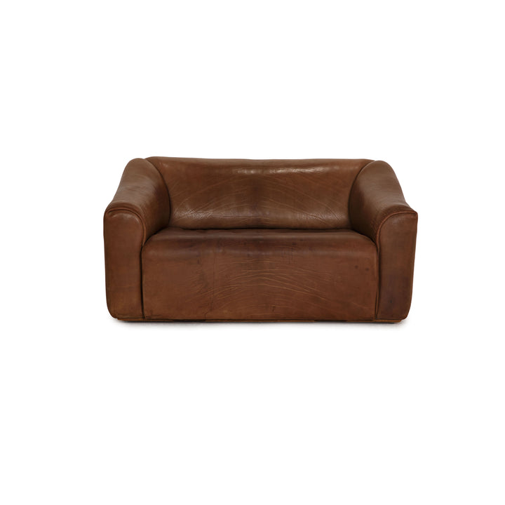 de Sede ds 47 Leder Sofa Braun Zweisitzer Couch