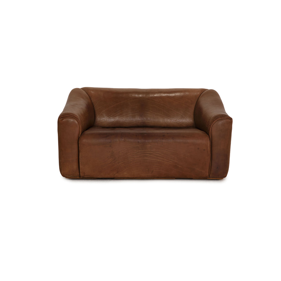 de Sede ds 47 Leder Sofa Braun Zweisitzer Couch
