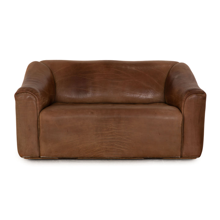 de Sede ds 47 Leder Sofa Braun Zweisitzer Couch