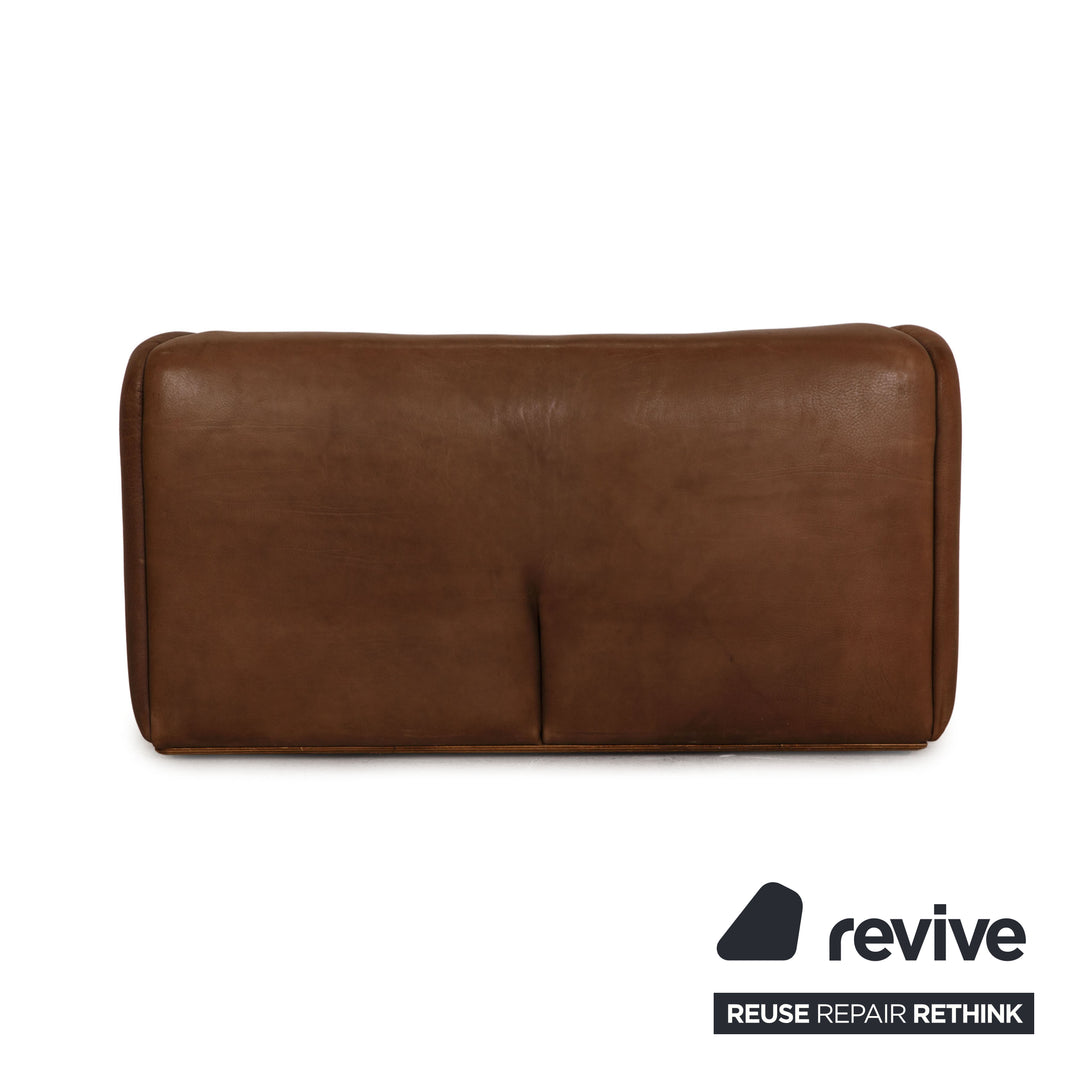 de Sede ds 47 Leder Sofa Braun Zweisitzer Couch