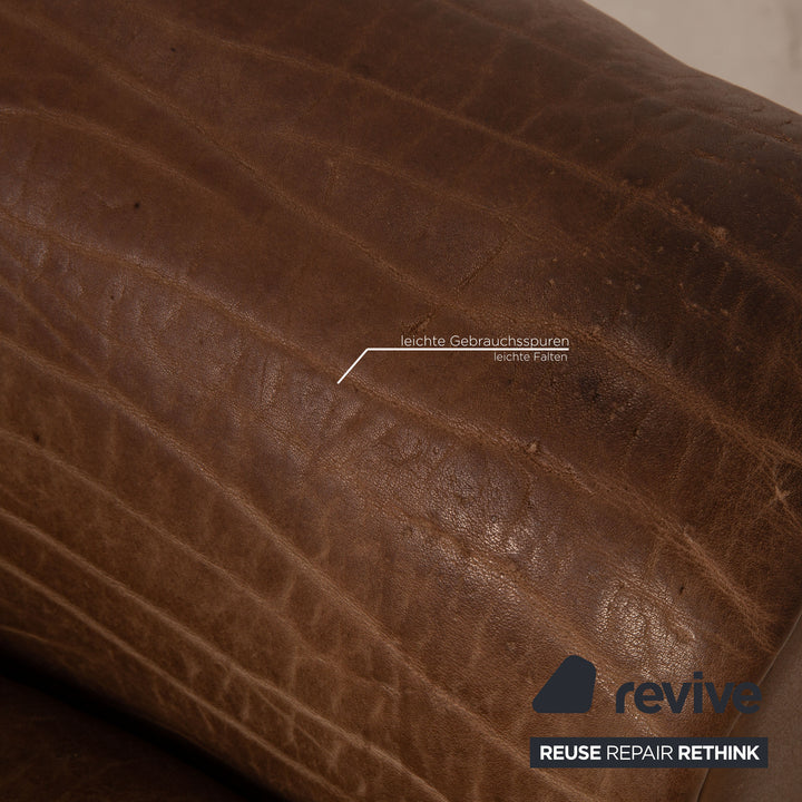 de Sede ds 47 Leder Sofa Braun Zweisitzer Couch