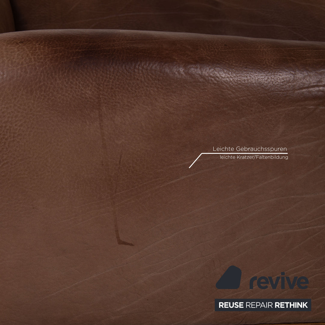 de Sede ds 47 Leder Sofa Braun Zweisitzer Couch