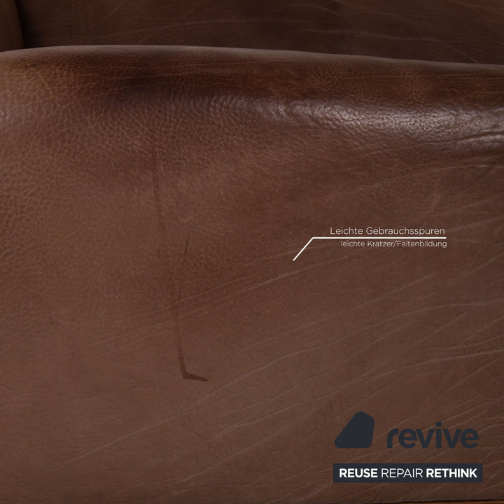 de Sede ds 47 Leder Sofa Braun Zweisitzer Couch