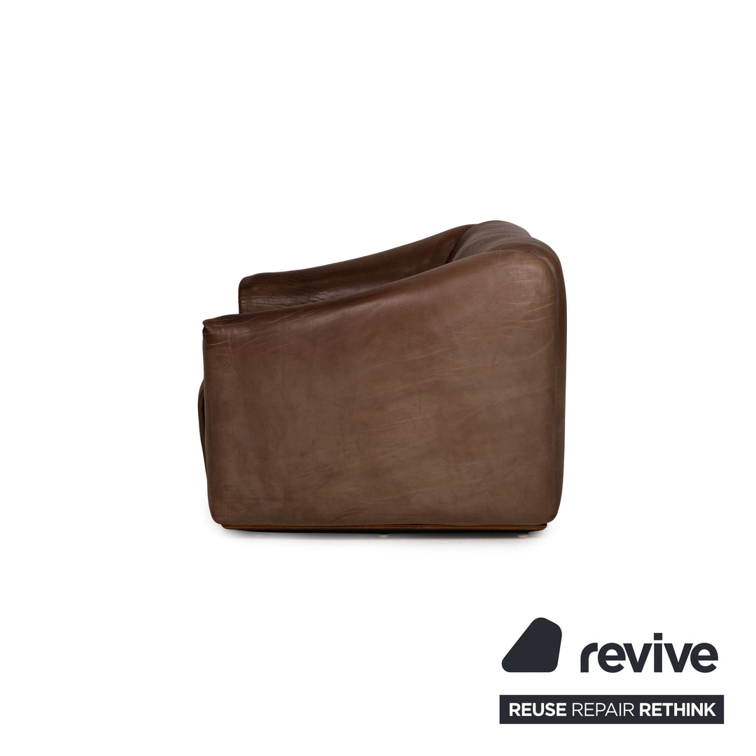 de Sede ds 47 Leder Sofa Braun Zweisitzer Couch