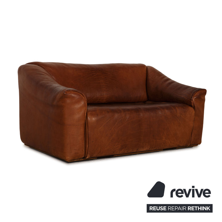 de Sede DS 47 leather sofa brown two-seater couch function
