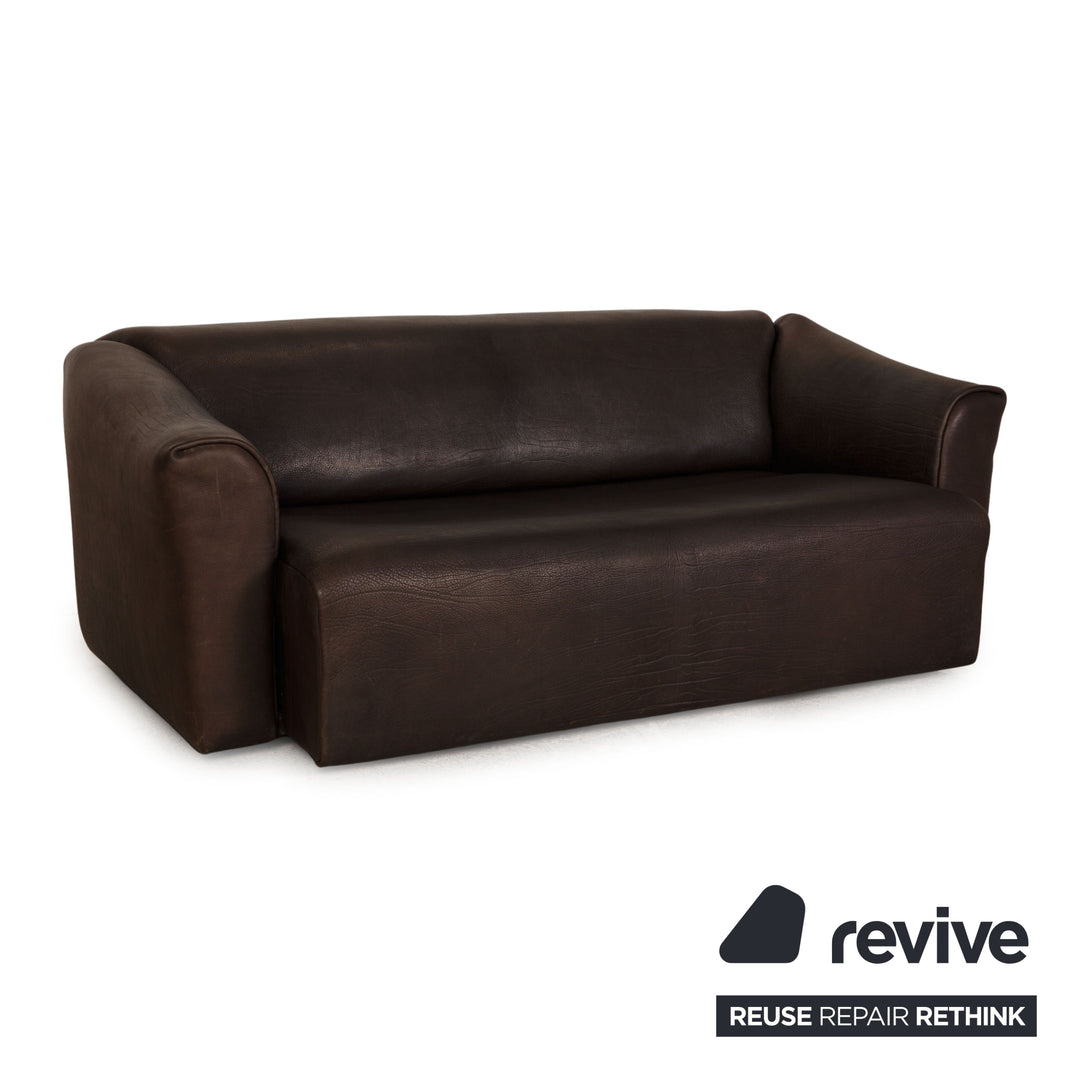 de Sede ds 47 Leder Sofa Braun Zweisitzer Couch Funktion