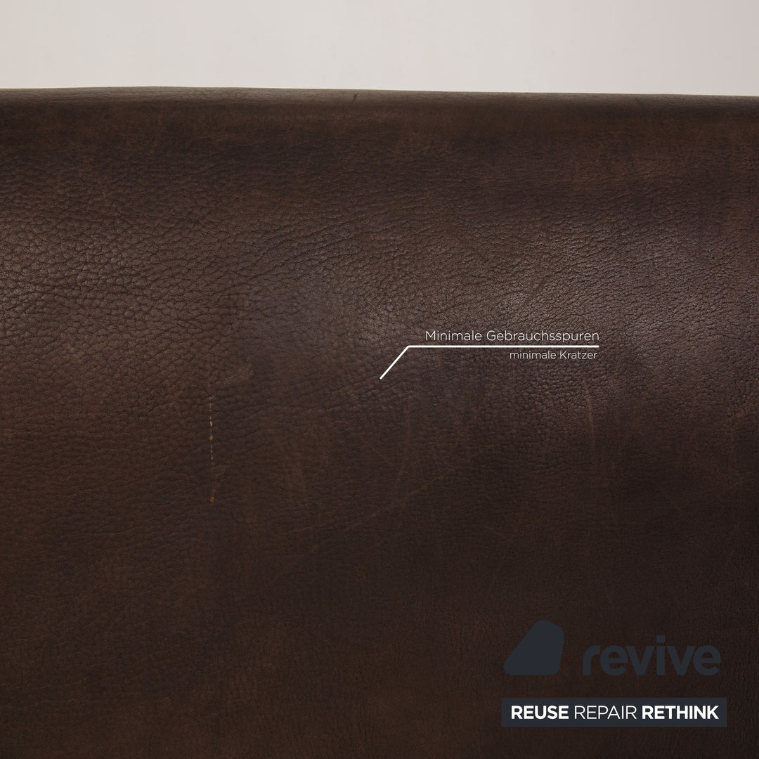 de Sede ds 47 Leder Sofa Braun Zweisitzer Couch Funktion