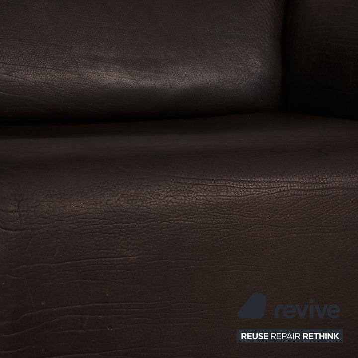 de Sede ds 47 Leder Sofa Braun Zweisitzer Couch Funktion