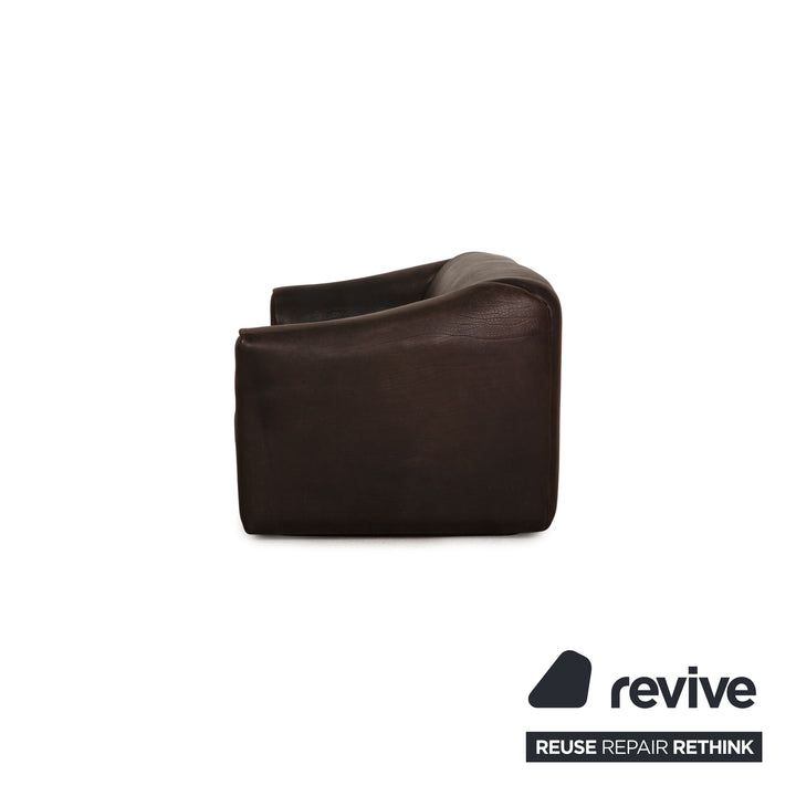 de Sede ds 47 Leder Sofa Braun Zweisitzer Couch Funktion