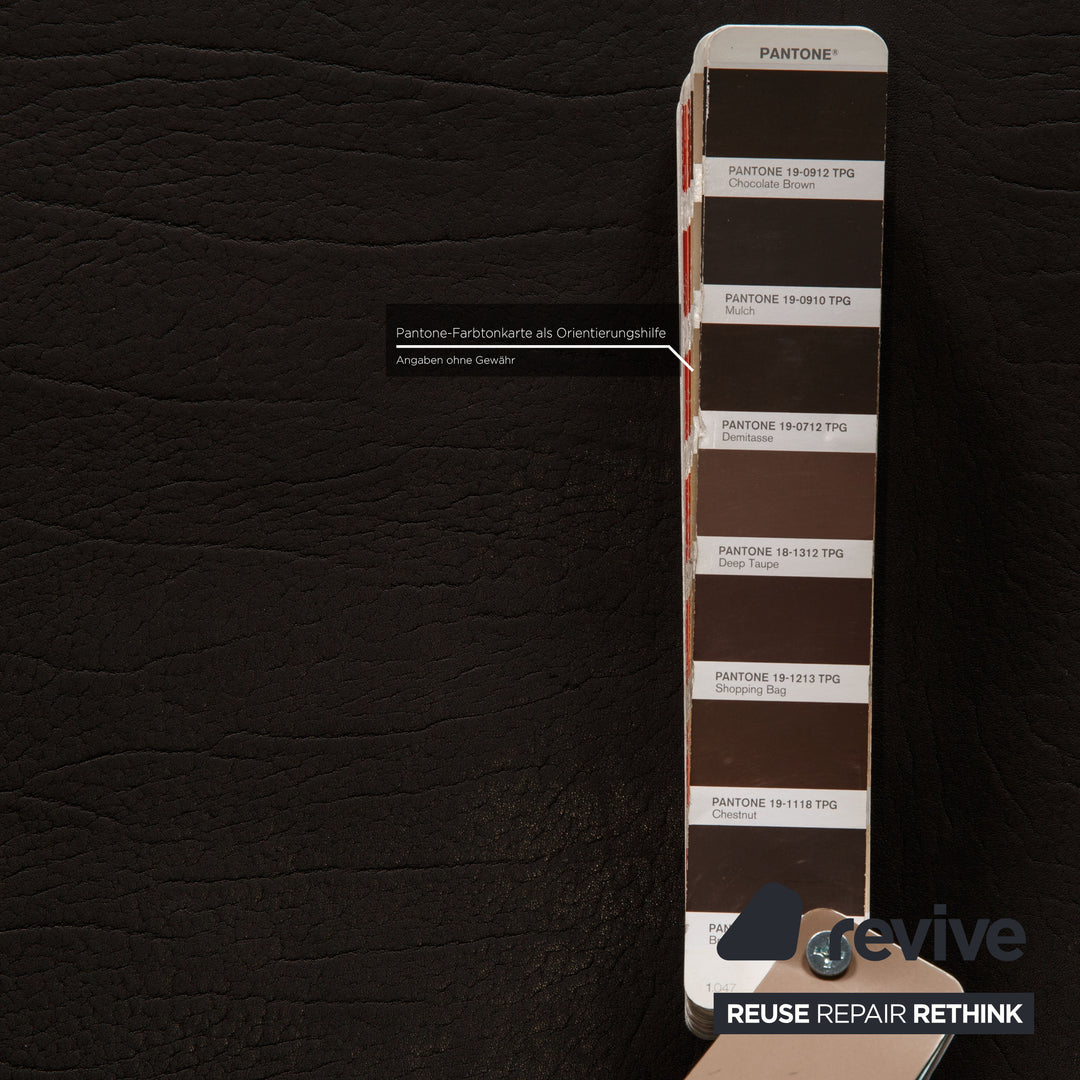 de Sede ds 47 Leder Sofa Braun Zweisitzer Couch Funktion