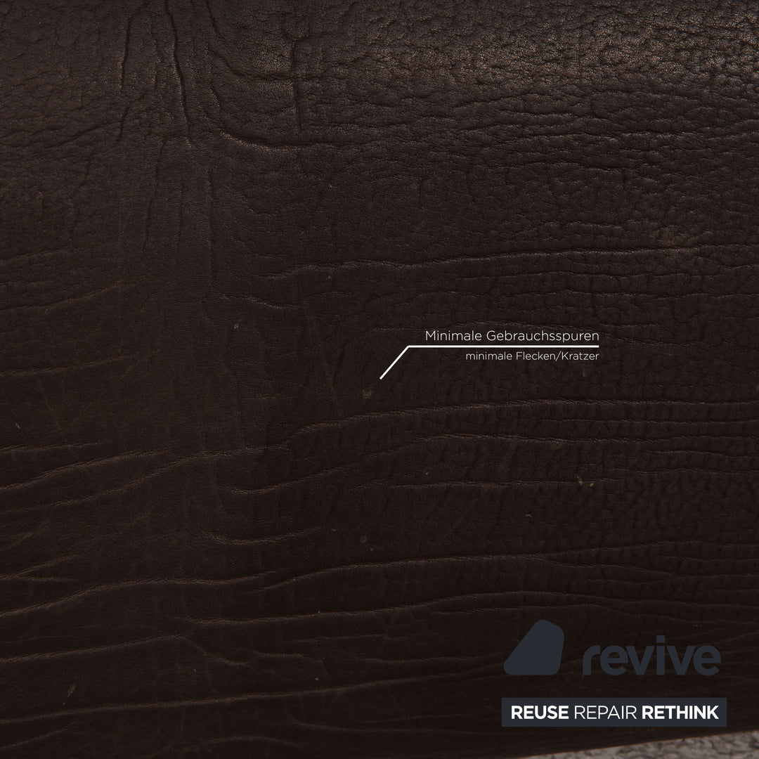 de Sede ds 47 Leder Sofa Braun Zweisitzer Couch Funktion