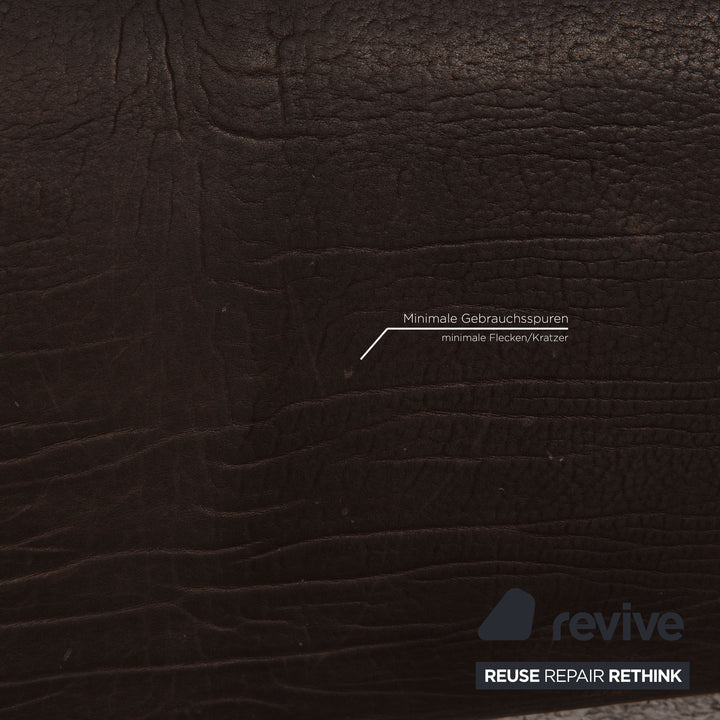 de Sede ds 47 Leder Sofa Braun Zweisitzer Couch Funktion