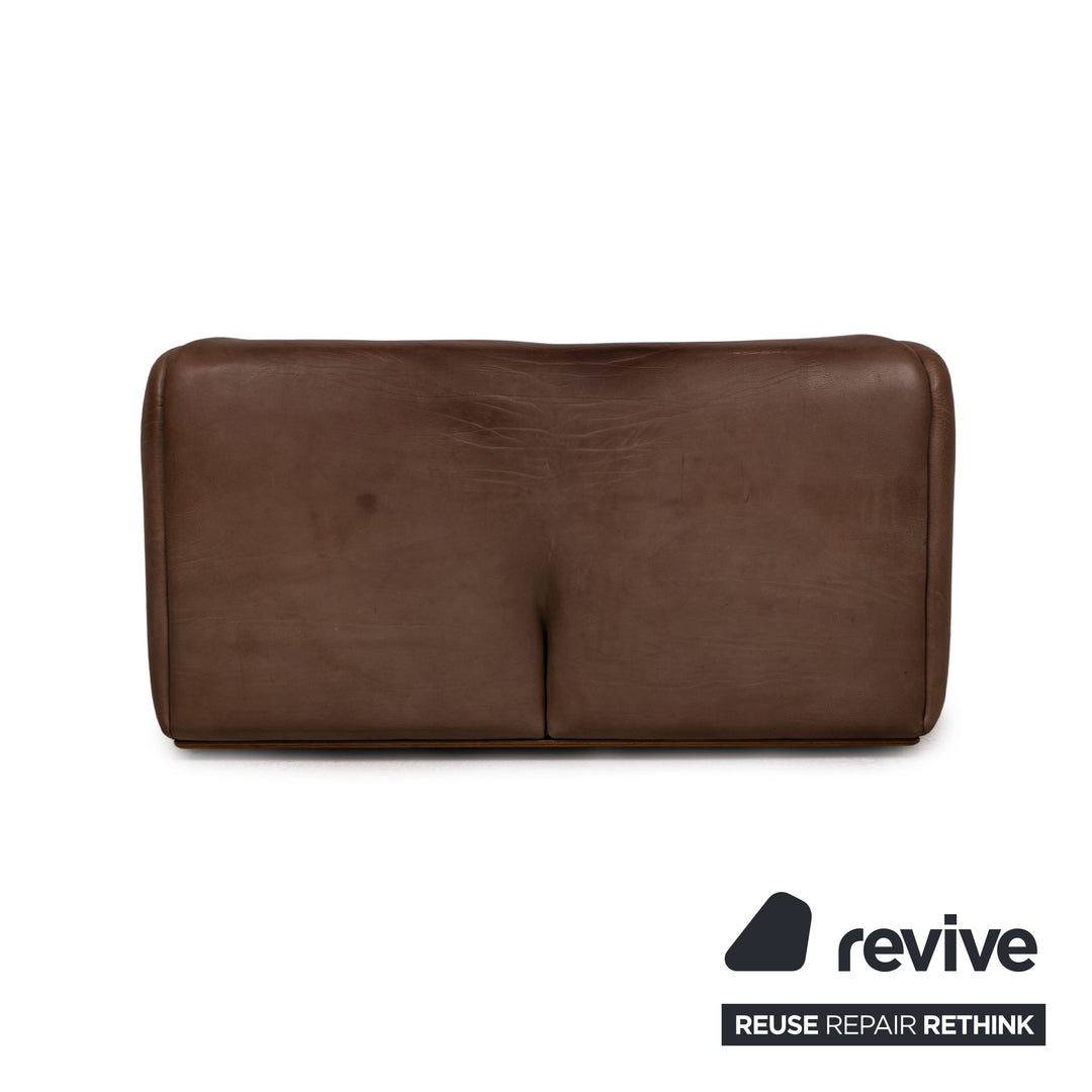 de Sede ds 47 Leder Sofa Braun Zweisitzer Couch