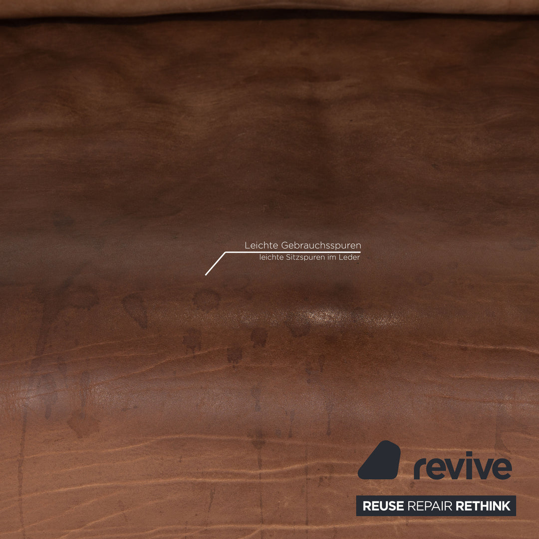 de Sede ds 47 Leder Sofa Braun Zweisitzer Couch