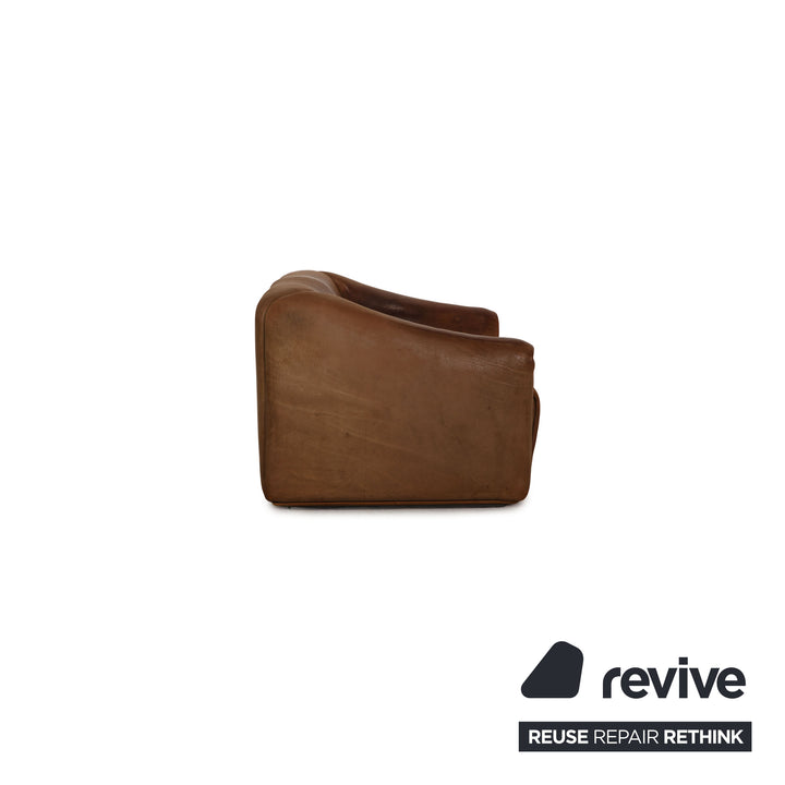de Sede ds 47 Leder Sofa Braun Zweisitzer Couch