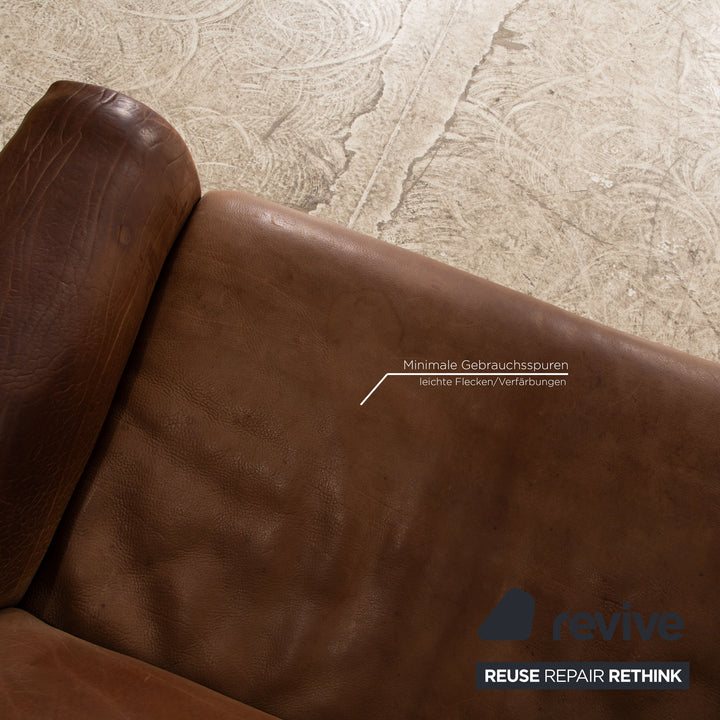 de Sede ds 47 Leder Sofa Braun Zweisitzer Couch