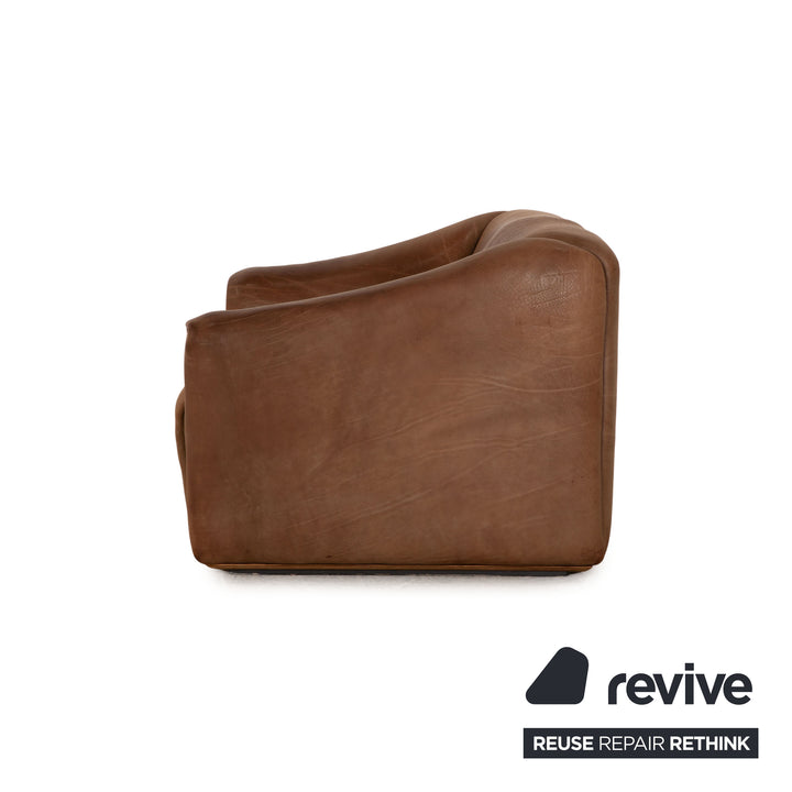 de Sede ds 47 Leder Sofa Braun Zweisitzer Couch