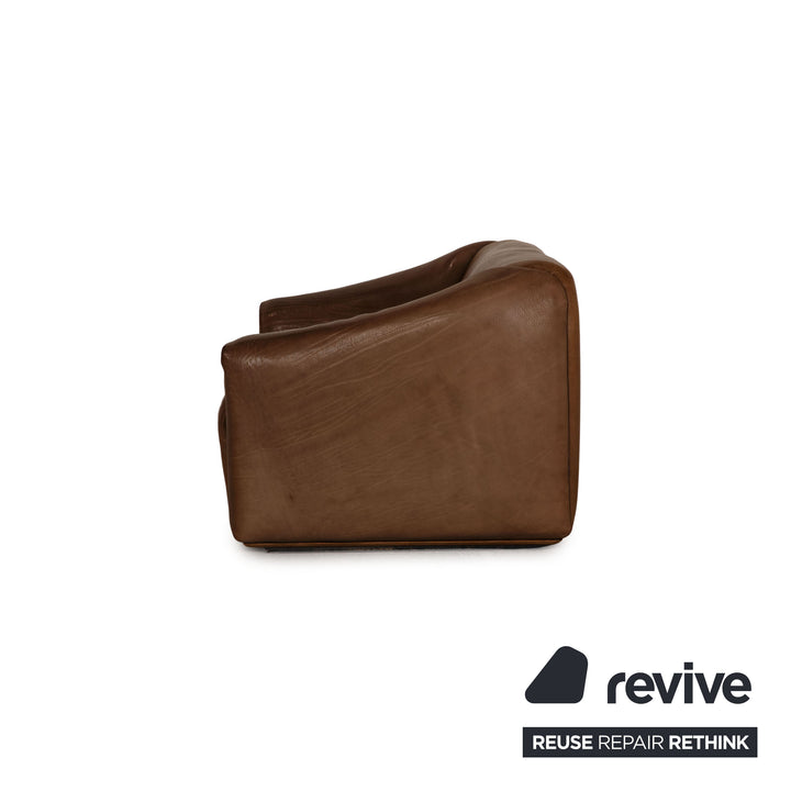 de Sede ds 47 Leder Sofa Braun Zweisitzer Couch