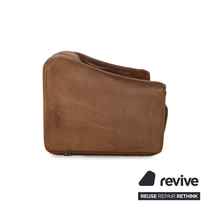 de Sede ds 47 Leder Sofa Braun Zweisitzer Couch