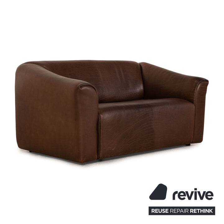 de Sede ds 47 leather sofa brown two-seater couch