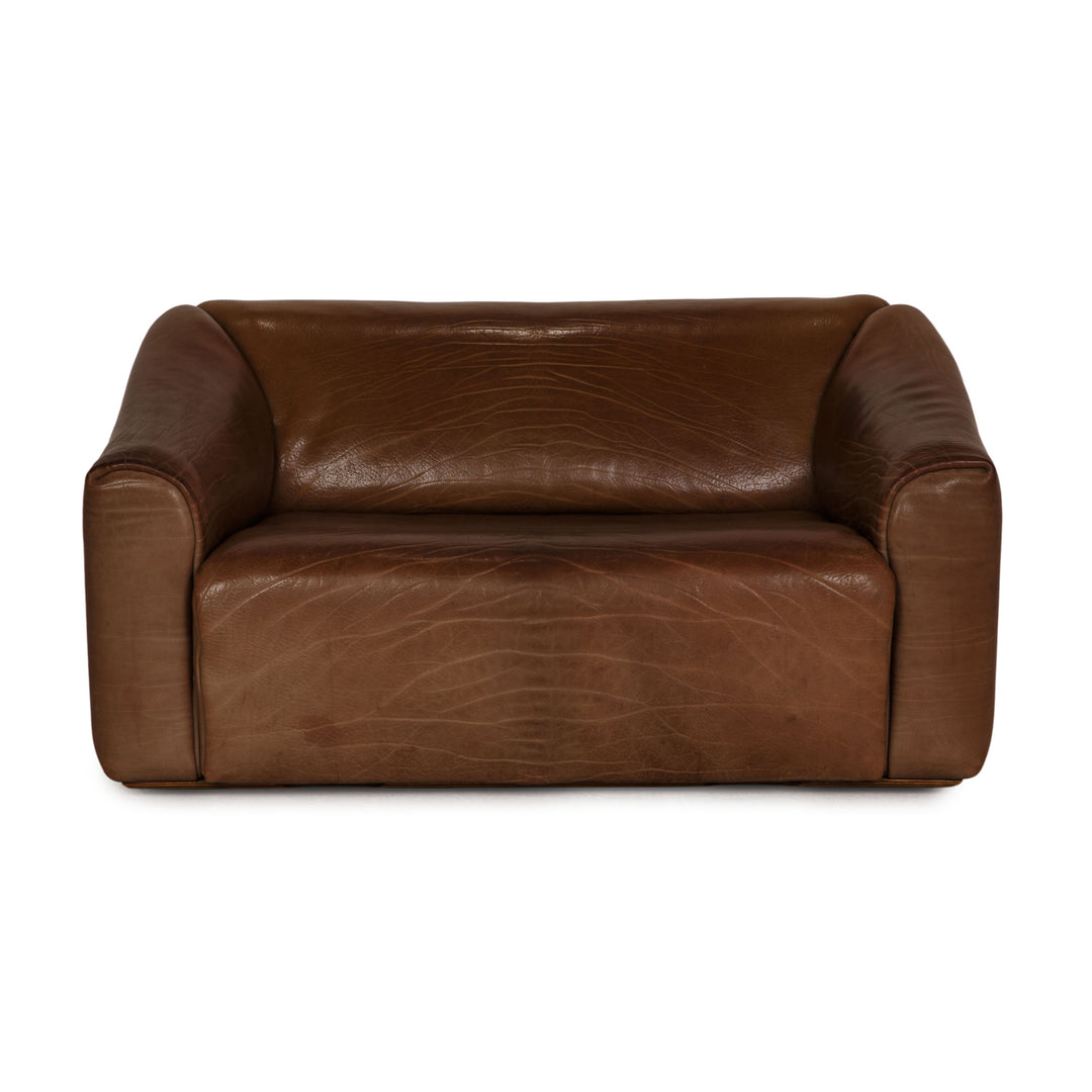 de Sede ds 47 Leder Sofa Braun Zweisitzer Couch