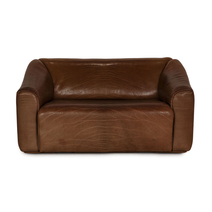 de Sede ds 47 Leder Sofa Braun Zweisitzer Couch