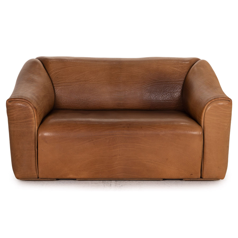 de Sede DS 47 Leder Sofa Braun Zweisitzer Funktion Vintage Couch