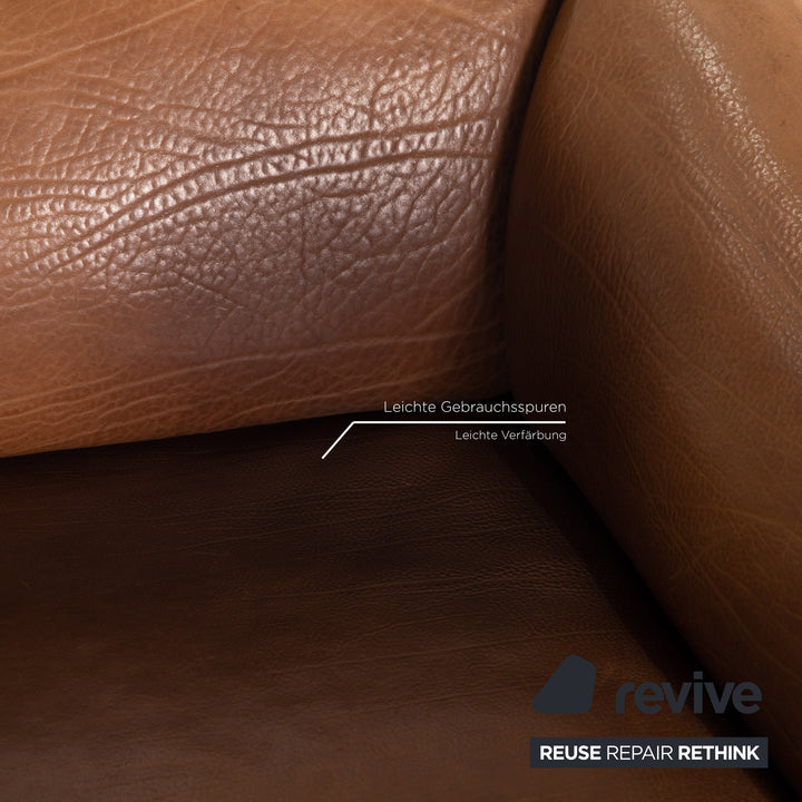 de Sede DS 47 Leder Sofa Braun Zweisitzer Funktion Vintage Couch