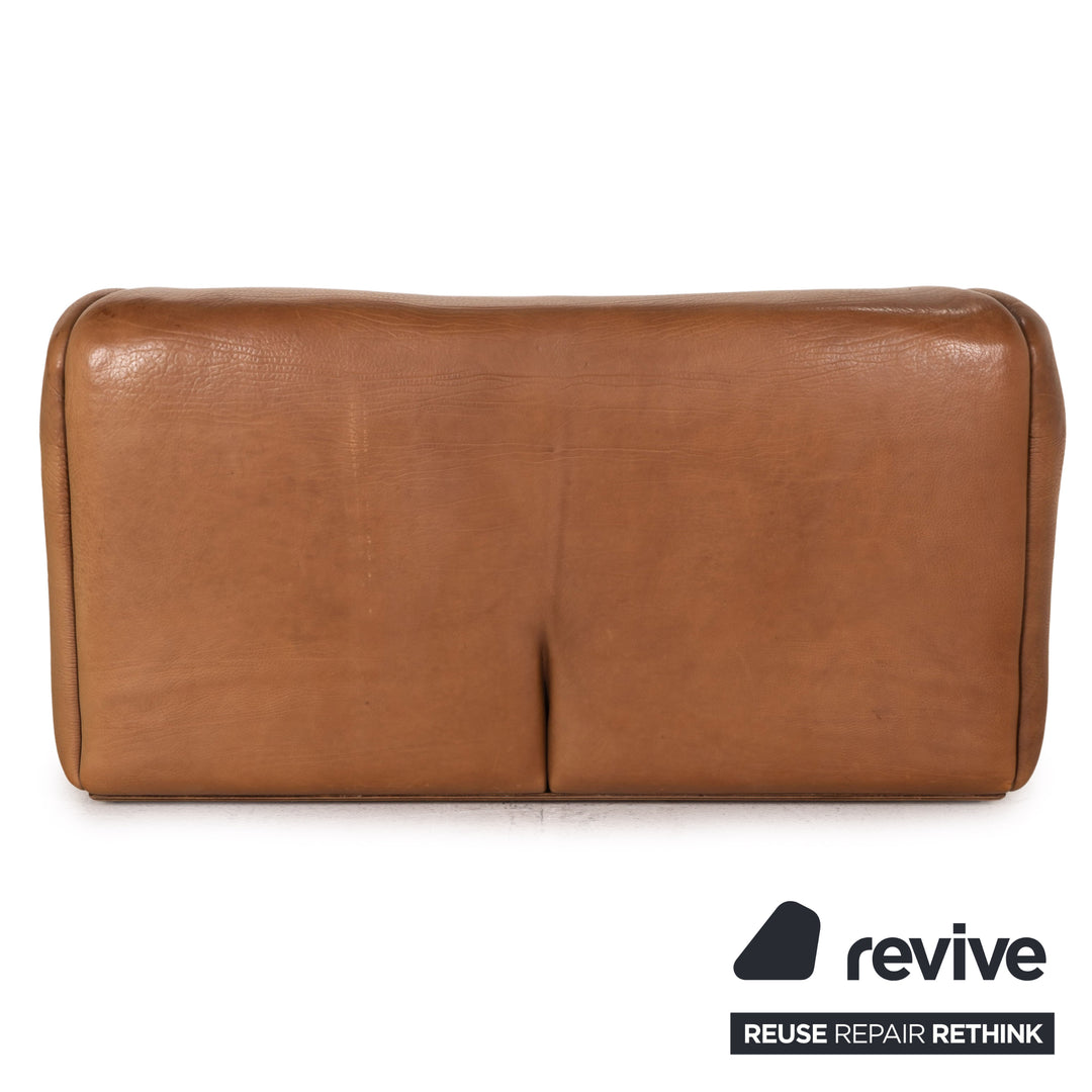 de Sede DS 47 Leder Sofa Braun Zweisitzer Funktion Vintage Couch