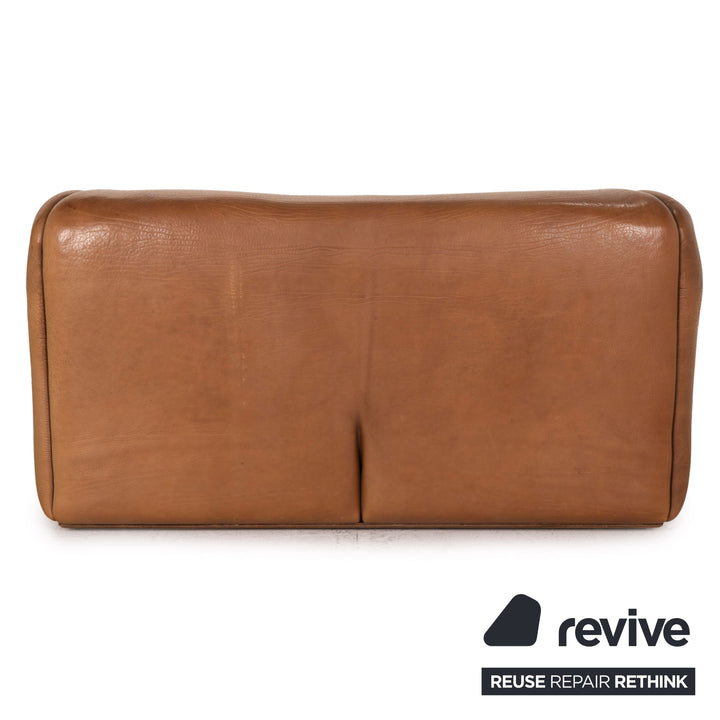 de Sede DS 47 Leder Sofa Braun Zweisitzer Funktion Vintage Couch